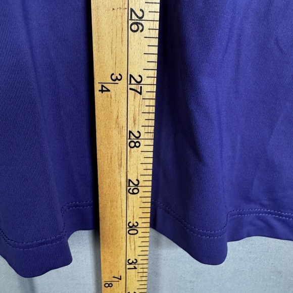 Greyson Men's Purple Short Sleeve Golf Polo Shirt Wolf Logo Size L - Picture 7 of 7